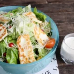 Grilled Halloumi Salad(سلطة حلومي مشوية)